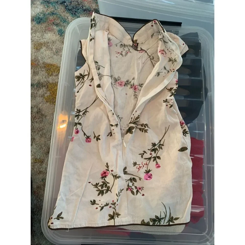Cheongsam kid floral